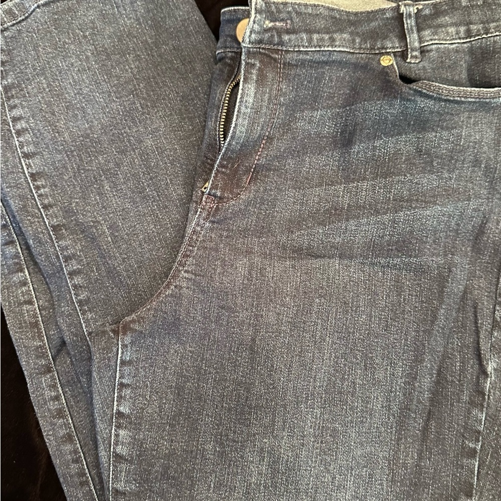 J Jill DARK BLUE Slim Boyfriend Jeans